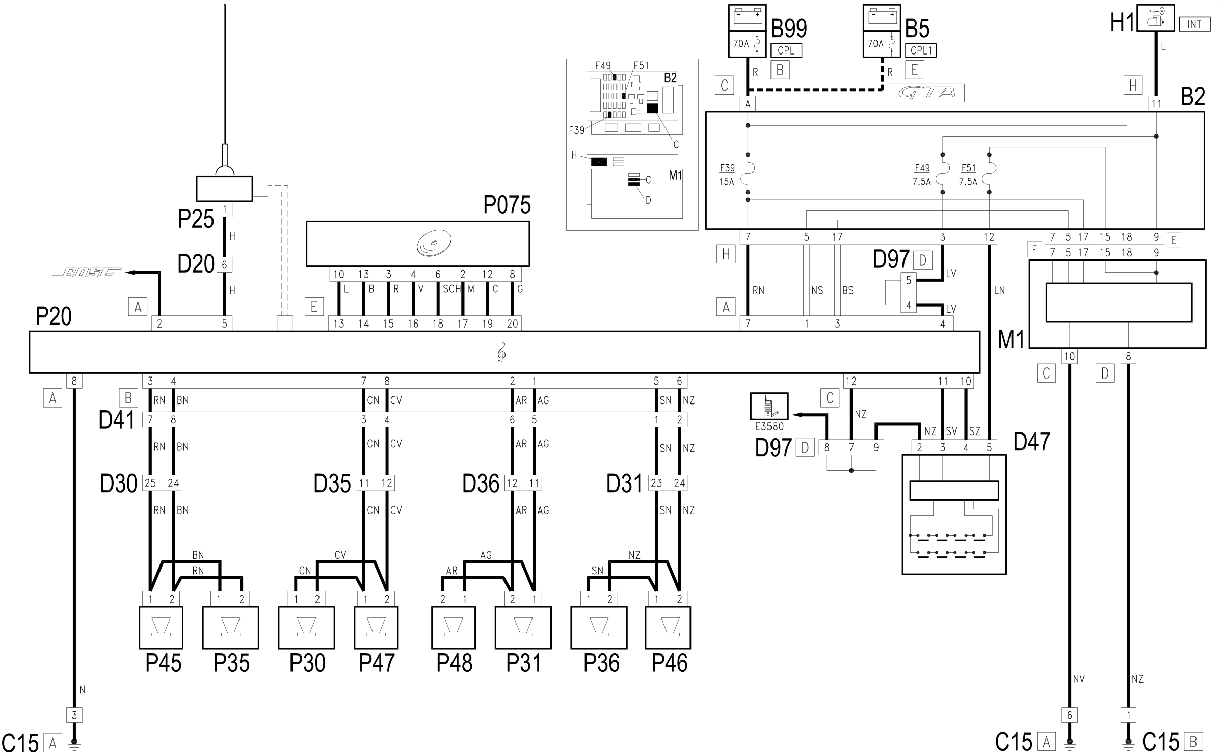 RADIO - Wiring diagram
