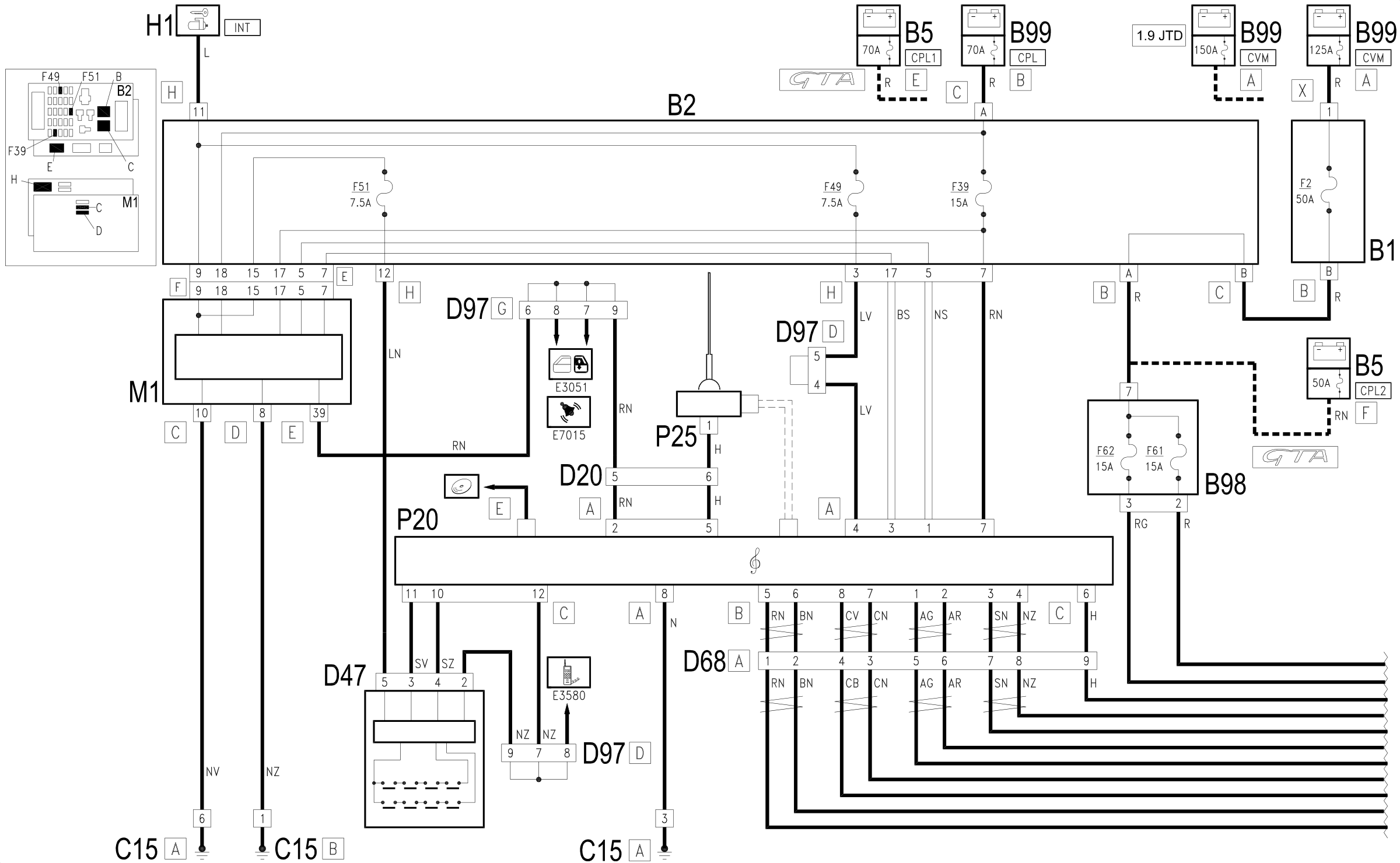 RADIO - Wiring diagram