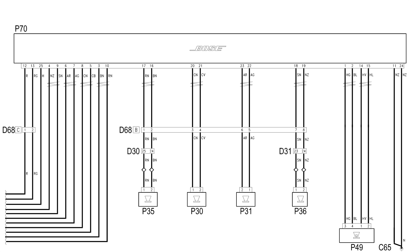 RADIO - Wiring diagram