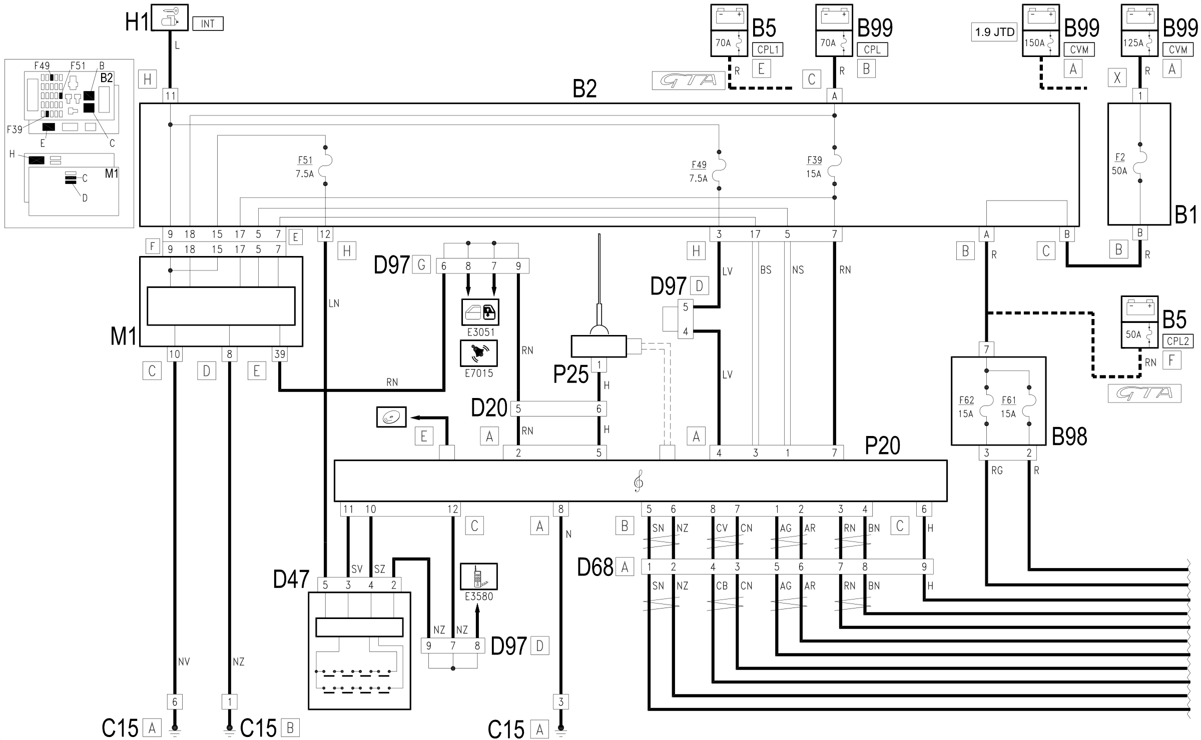 RADIO - Wiring diagram