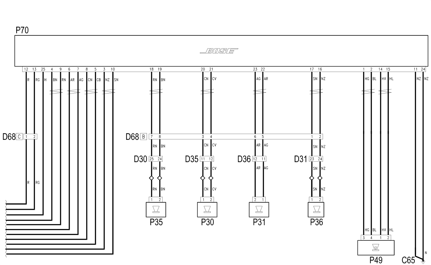 RADIO - Wiring diagram