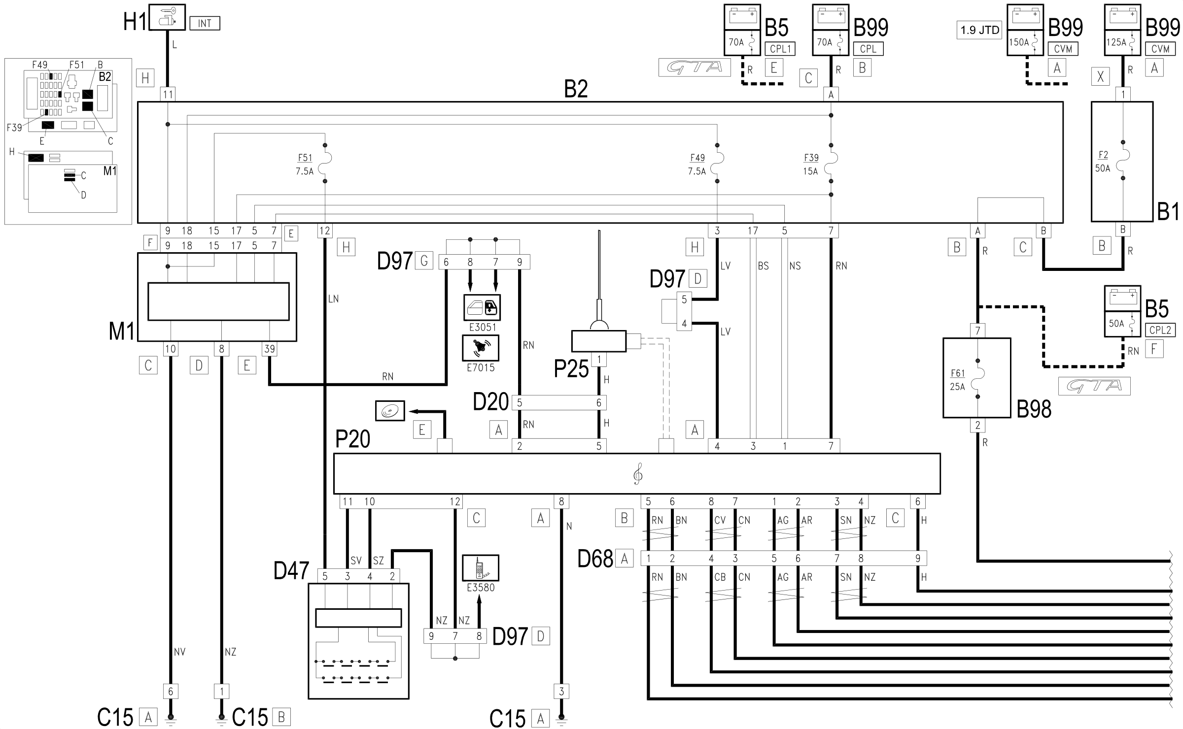 RADIO - Wiring diagram