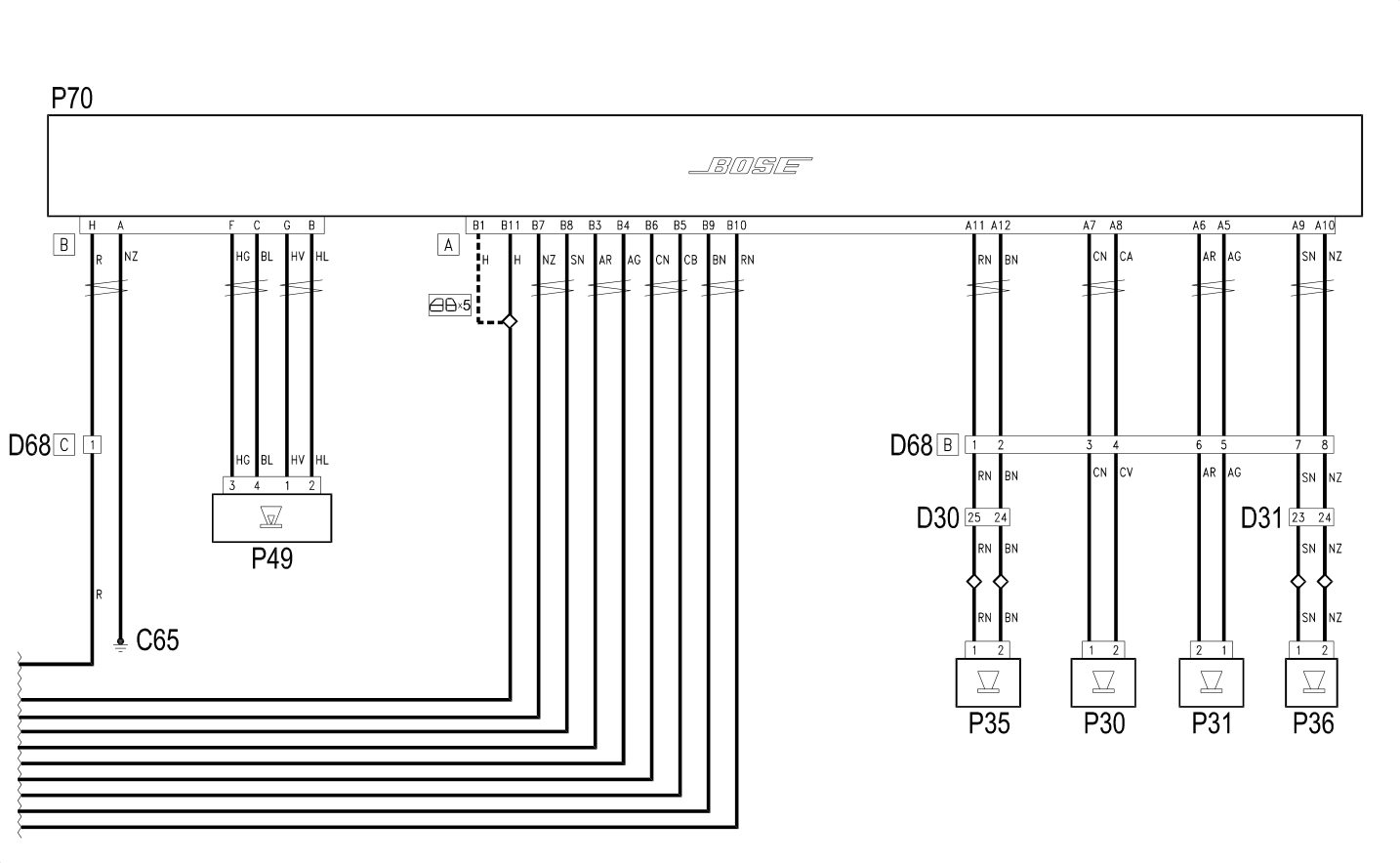 RADIO - Wiring diagram