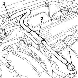 Front fuel delivery line - r r