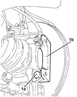 Front brake calliper bracket - r r