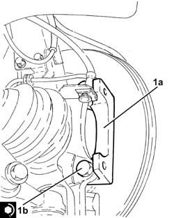 Front brake calliper bracket - r r