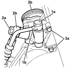 Power steering pump r r