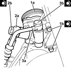 Power steering pump r r