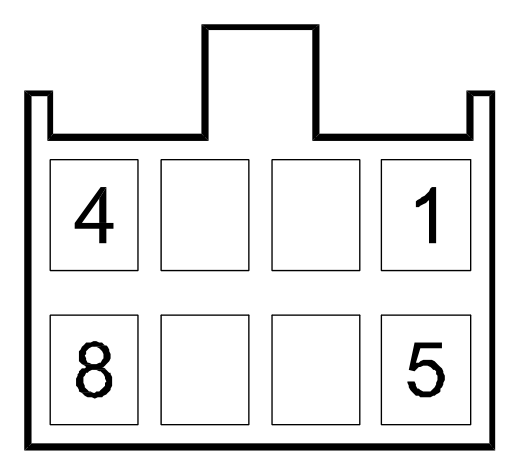 Connector H5B, Stalk unit
