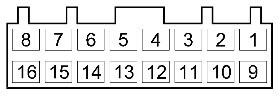 Connector H37A, Gear controls