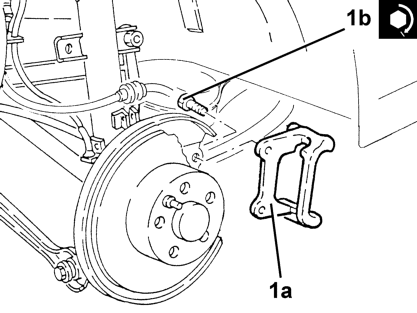 Rear calliper bracket - r r