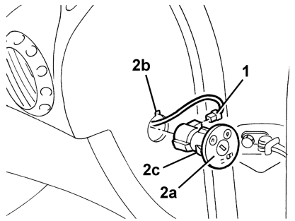 Passenger air bag switch - r r