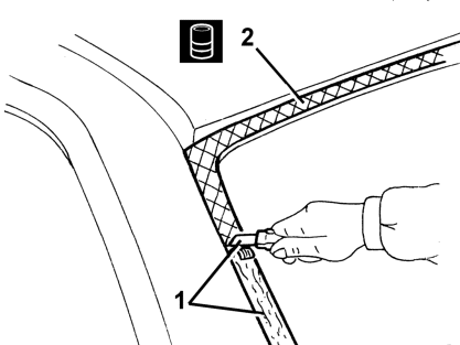 Windscreen glass r r including cleaning of housing