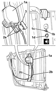 Central rear seat belt r r