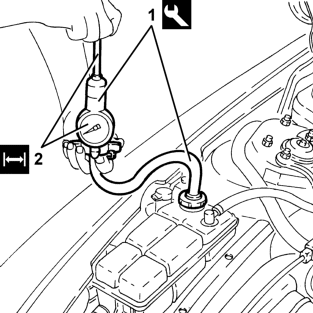 Cooling system - tightness test