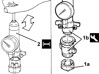 Cooling system - tightness test