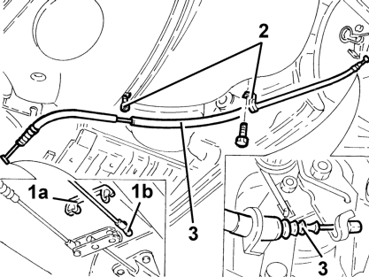 Handbrake cable - r+r