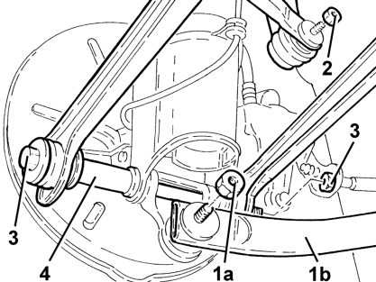 Rear suspension beam - r r