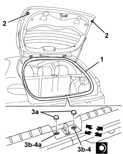Tailgate - adjust striker and adapt seal if necessary