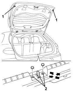 Tailgate - adjust centring and profile - includes hinge and compartment seal adaptation