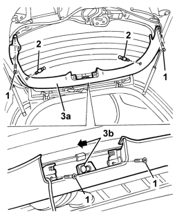 Internal tailgate moulding (one) - r+r