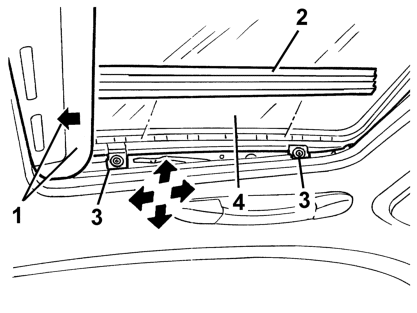 Sun-roof glass - fit