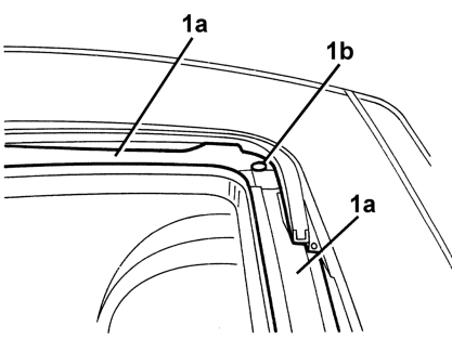Sliding roof drainage pipes (water drain) - check