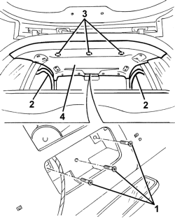 Roof panel lining - r r