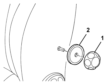 Squab lumbar knob - r r