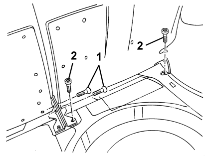 Rear seat squab - r+r