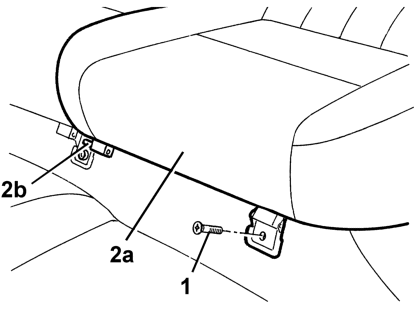 Rear seat cushion - r+r