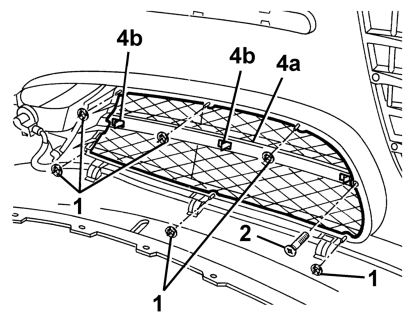 Right side front grille r r