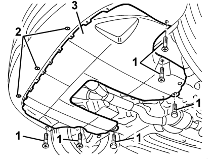 Under-engine guard - r r