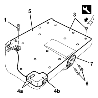 Central rear seat belt r r