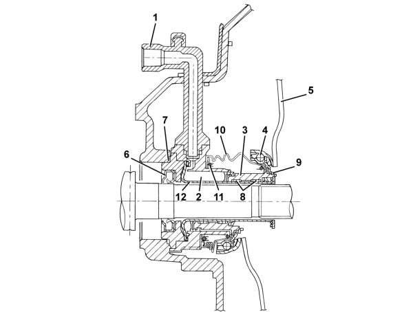 CSC hydraulic actuator cylinder