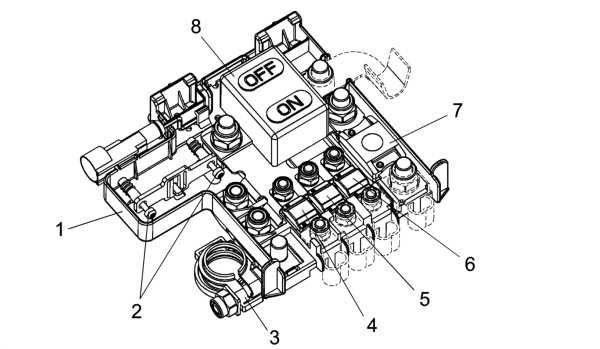 CONTROL UNIT ON BATTERY (CBA)