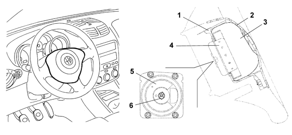 DRIVER'S AIR BAG MODULE