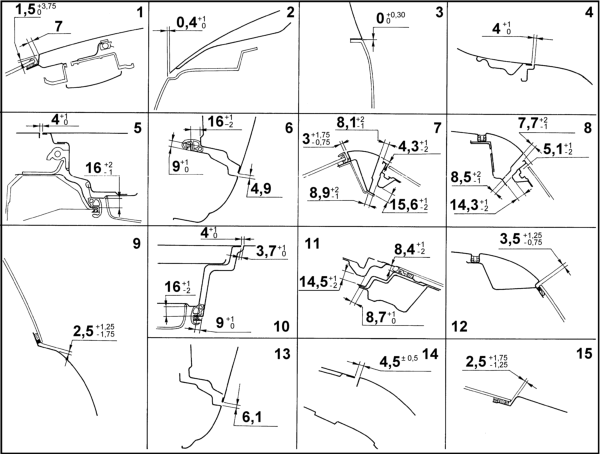 ADJUSTMENT OF MOVEABLE PARTS