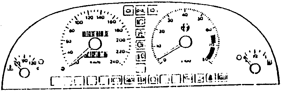 Simplified Instrument Panel: C