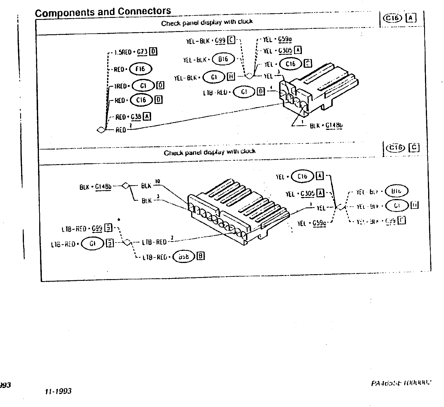 Components and connectors – Check panel