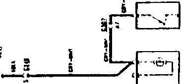 Anti-theft device wiring diagram section F1 showing fuse and relay connections