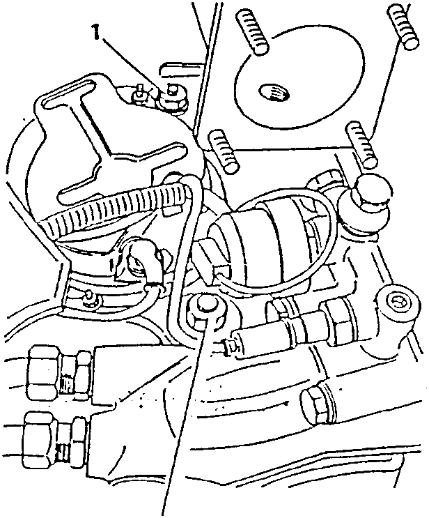 Alternator with two bolts