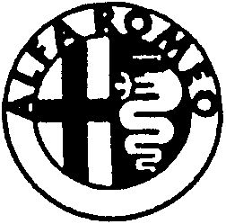 Alfa Romeo logo with 'SERVICE' text below