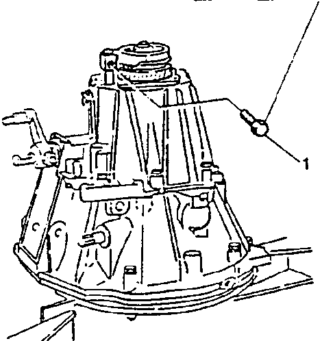 Diagram showing installation of 5th speed engagement fork retaining screw with torque specification