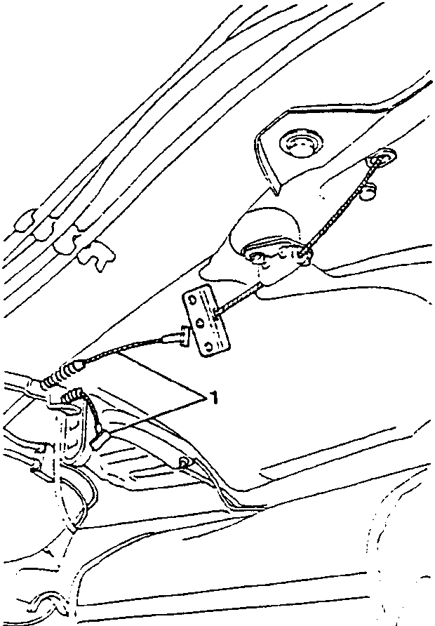 Handbrake relay tie-rods disconnected