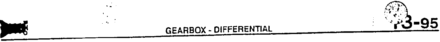 Gearbox differential section diagram for repair reference