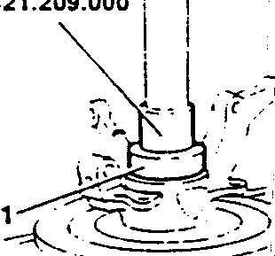 Pressing tool inserting bearing into wheel hub