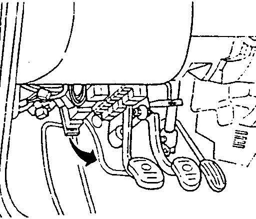 Fusebox location under dashboard near steering column