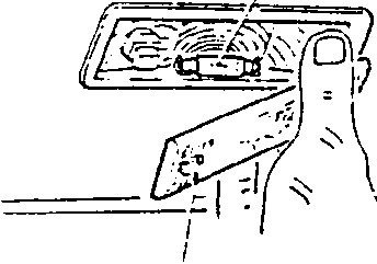 Rear central roof light unit with bulb removal