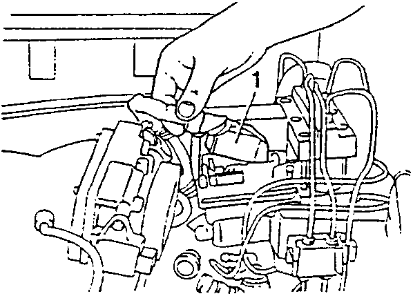Control unit with electrical connector comb